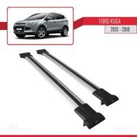 Pour Ford Kuga 2013-2018 Barres de Toit Railing Porte-Bagages de voiture FLY Modèle GRIS 1640