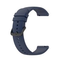 Bracelet de montre en silicone de 20MM compatible Huami Amazfit GTS3/Amazfit GTS 2e/Amazfit GTS 2/Amazfit bip S (Bleu nuit)