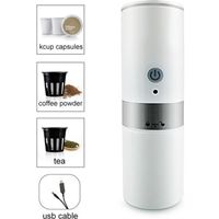 Machine à café portable de 200 ml Filtre intégré pour cafetière expresso manuelle USB pour les voyages à domicile