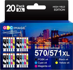 Cartouche D’encre Compatible Canon PGI-570XL CLI-570XL - Recharge Haute Capacité Pour Imprimantes Canon