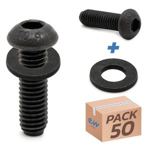 Lot De 10 Vis De Trottinette électrique – Avec Clé Allen, Compatibles Ninebot Et Xiaomi – Pour Atelier Et Maison