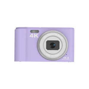 CAMÉSCOPE NUMÉRIQUE Violet-Mini Caméra Numérique Ultra 4K HD, 48 Milli