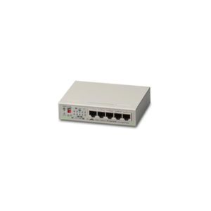 SWITCH - HUB ETHERNET  Allied Telesis 5 port 10-100-1000TX unmanaged switch with external power supply EU Power Adapter (AT-GS910-5E-50)