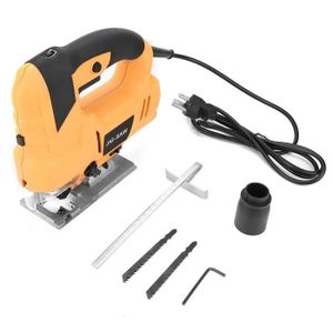 Scie sauteuse pendulaire électrique 600 W Lames de scie vitesse variable avec extraction de poussière NEUF