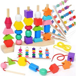 BOÎTE À FORME - GIGOGNE  Jouets à empiler et de tri 2 en 1 Montessori Joue