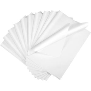 PAPIER CADEAU 60 Feuilles Papier De Soie Blanc, 50×35Cm Papier D'Emballage Cadeau Pour Artisanat Et Emballage Cadeau Décoratif[A1087]
