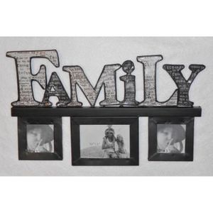 Cadre photo mural metal - Achat / Vente pas cher