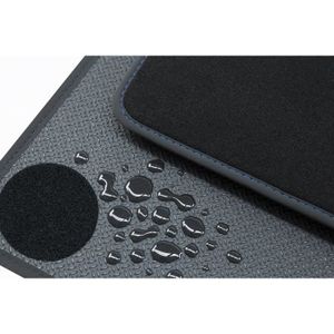Set tapis de caoutchouc compatible avec BMW 2-Serie F22 Coup/é 2013- T profil 4-pi/èces + clips de montage