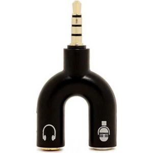 Adaptateur Câble Y Audio 3,5 Mm - Séparateur Casque/micro En 2 Prises Femelles - Pour PC, Ordinateur Portable, Smartphone - Longueur 20 Cm - 12