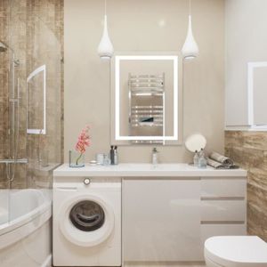 Miroir Salle De Bain Horloge Achat Vente Pas Cher