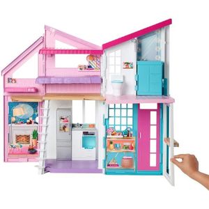 MAISON POUPÉE Maison à Malibu repliable pour poupées Barbie - 2 