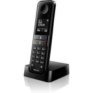 Téléphone fixe Téléphone Solo sans Répondeur D4701B-34 Noir - D47