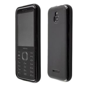 HOUSSE - ÉTUI Nokia 8000 4G, TPU-Housse en noir, Étui de protect