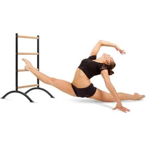 COSTWAY Double Barre de Danse Classique pour Stretching avec Barre Amovible Hauteur Réglable Charge Maximal 50KG pour Enfants et Adultes 123 x 71 x 119 CM COSTWAY Double Barre de Danse Classique pour Stretching avec Barre Amovible Hauteur Réglable Charge Maximal 50KG pour Enfants et Adultes 123 x 71 x 119 CM