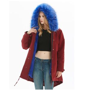 PARKA Parka Femme Fishtail Parka de Marque Doublé Polair