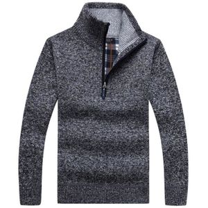 PULL Pull homme,Pull Col Roulé Tricot Hauts,Manches Lon