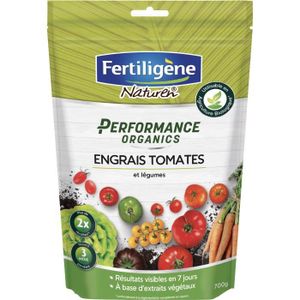 ENGRAIS FERTILIGENE Nouveau Engrais Performance Organics Tomates et Légumes - 700 g