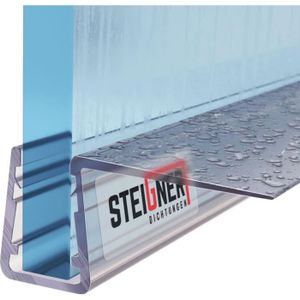joint en silicone pour la protection contre les fuites deau T-14 transparent STEIGNER Joint de douche 70cm SDD02