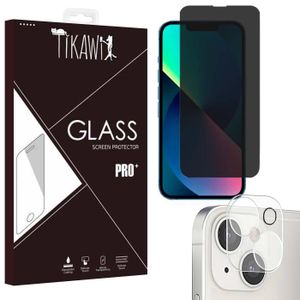 Pokolan Lot De 3 Verre Trempé Anti Espion Mat Pour IPhone 11, IPhone XR, Film Protection écran Matte Confidentialité, Anti-Reflet, Anti-Empreinte, Dureté 9H, HD Vitre Protecteur