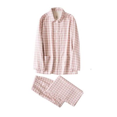 Pyjama Femme 2 pi ces Ensemble de Vetements en Coton Carreaux