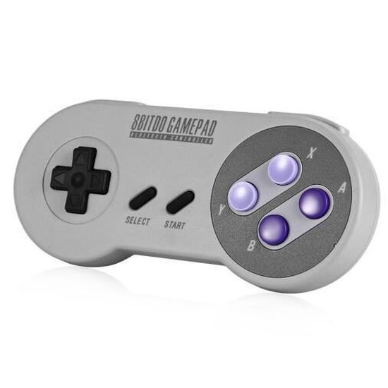 8bitdo Sn30 Gamepad Wireless Bluetooth Controller Dual Classic Joystick For Ios Android Gamepad Pc Mac Linux Pk Fc30 Pro Cdiscount Jeux Video