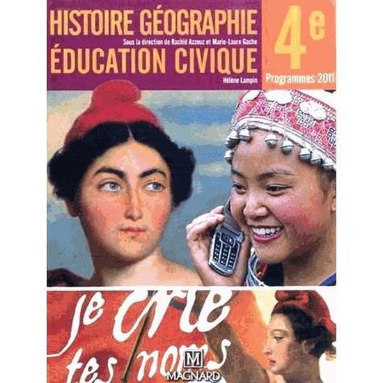 Histoire Géographie Education civique 4e - Cdiscount Librairie