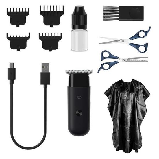 Mini Tondeuse à Cheveux Rechargeable USB 21st Century - 4 Têtes, Pratique Pour Barbe Et Finitions