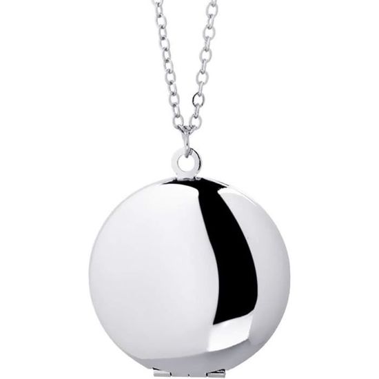 Médaillon Porte-Photo Doré – Bijou Fantaisie Neuf Avec Étiquettes