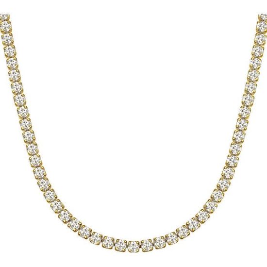 Collier Chaîne Vénitienne 45cm En Plaqué Or 18K Avec Pendentif - Diamond Empire - Neuf Avec étiquettes