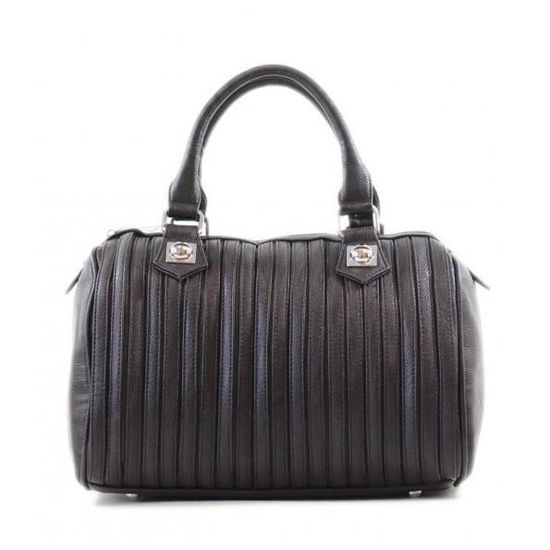Sac à Main TOM & EVA En Similicuir Noir Et Doré - Grand Format, Motif Floral, Bandoulière Amovible, Neuf Avec étiquettes