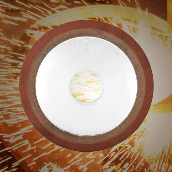 Disque Diamant 125mm Affûtage Meule Diamantée - Pour Acier Dur, Carbure Et Lames De Scie