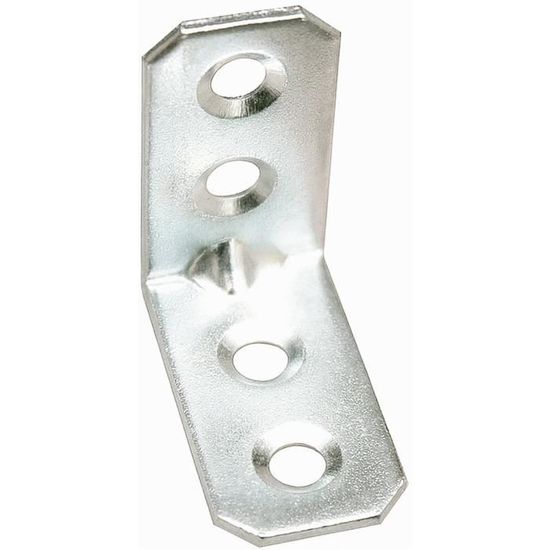 Lot de 10 – gedotec® Meuble Angle équerres de chaise en acier | 25 x 25