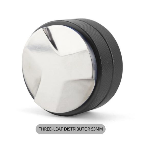Distributeur De Café 54 Mm En Noyer – Outil Barista Réglable En Hauteur, Réduit La Canalisation Pour Espresso Parfait