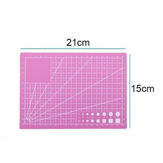 PRETEX Tapis de découpe Double Face 45x30 cm (A3) en Vert avec Surface