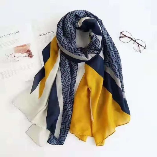 Châle Pashmina En Bambou 198x71 Cm - Doux, Léger, 12+ Couleurs, Parfait Pour Soirées Ou Quotidien