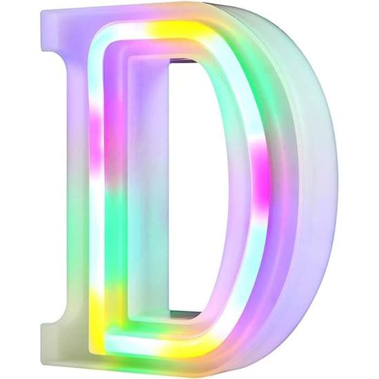 Lettres Lumineuses LED à Suspendre - Décoration Murale Neon Pour Fête, Chambre, Mariage | Alimentation USB/Batterie