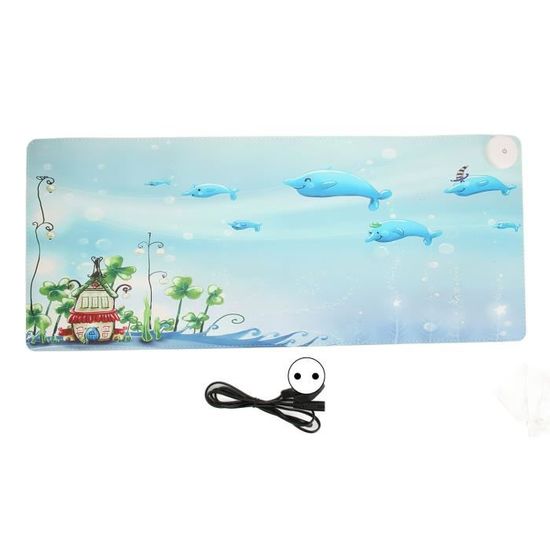 Tapis De Souris Chauffant XXL Avec Contrôle Tactile - Affichage Température, étanche, Pour Bureau Et Gaming - 11