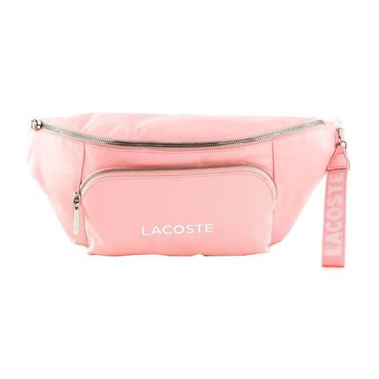 LACOSTE Active Nylon Waistbag Lotus Blanc 167589 sac banane banane Rose Cdiscount Bagagerie Maroquinerie