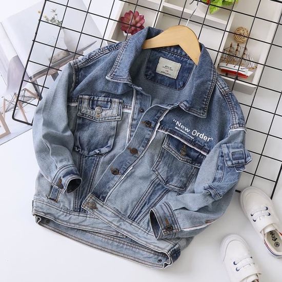 Veste en jean best sale garcon 5 ans