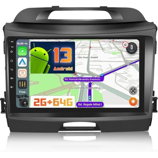 2Go+64Go Android Autoradio Pour Kia Sportage 20102016 Et Carplay Sans