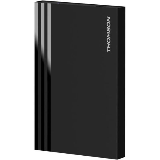 Disque Dur Externe 2 To Ultra-Mince 2.5" USB Tout Métallique - Noir