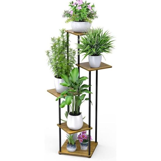 Jardinière Balustrade Jardinière Suspendue Balcon Fer Forgé - 50x25x12cm | Support Plantes Balustrade | Déco Extérieur Support Fleurs Fer Forgé