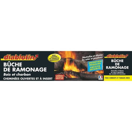 DIABLOTIN BÛCHE DE RAMONAGE Pour le ramonage des cheminées (ouvertes ou — free download