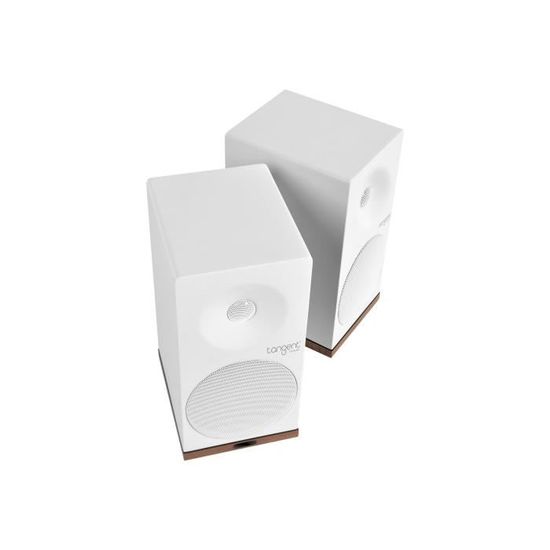 Haut-parleurs étagère sans fil Bluetooth 50W TANGENT Spectrum X5BT - 2 voies - Blanc satiné