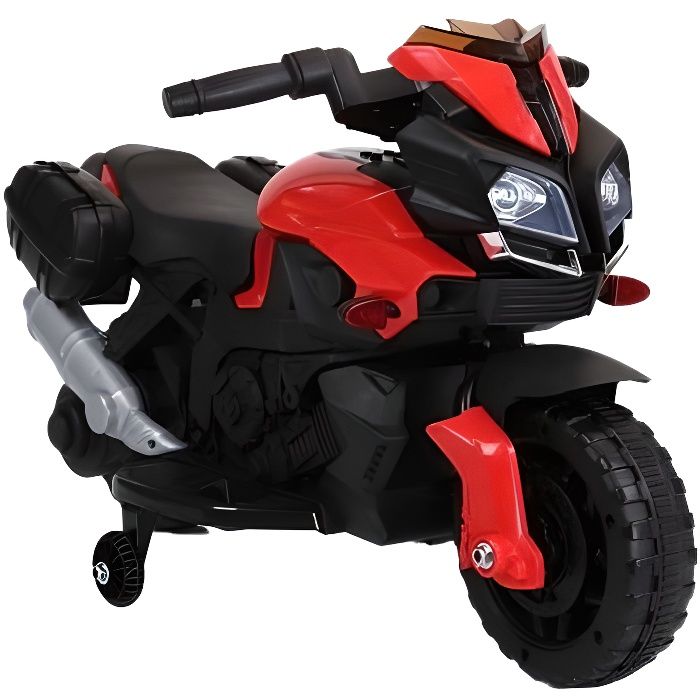 Moto Naked 6v Rouge - Moto électique pour enfant avec batterie
