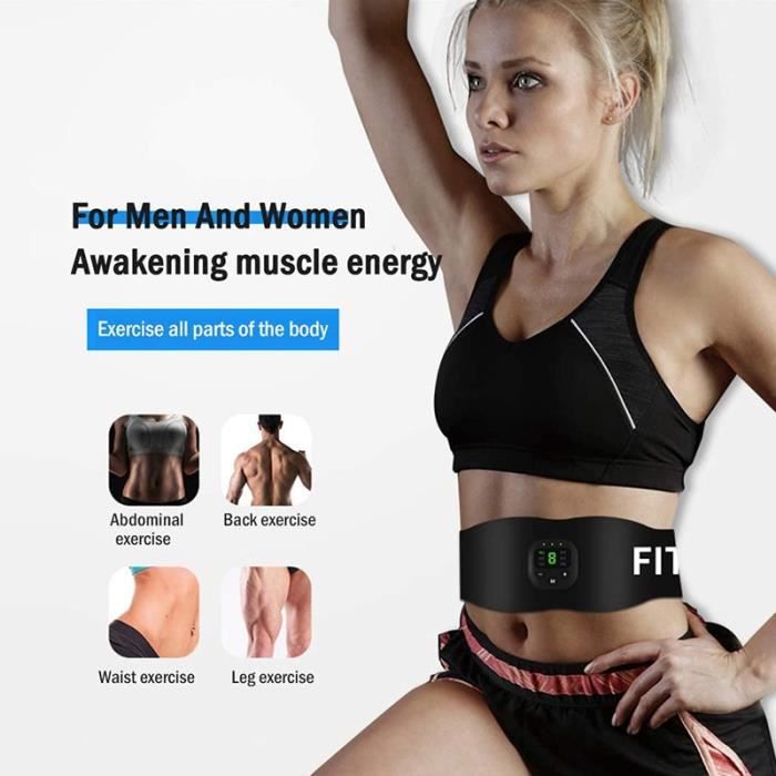 Ceinture abdominale EMS, stimulateur musculaire électrique, équipement de Fitness, Vibration, perte de poids