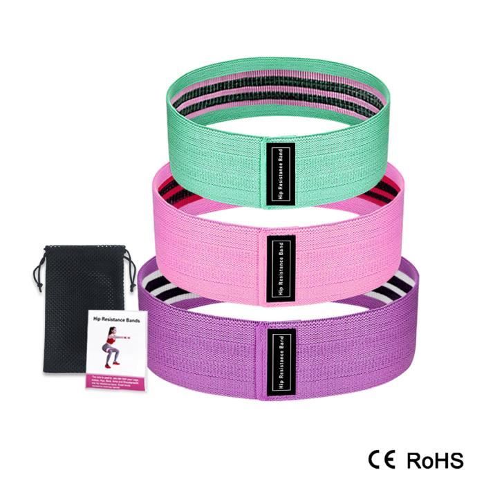 Yoga squat resistance band-3 bandes de squat
