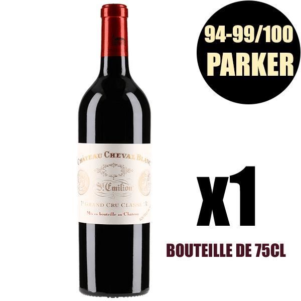 X1 Château Cheval Blanc 2009 75 cl AOC Saint-Emilion Grand Cru 1er Grand Cru Classé A Rouge Vin Rouge