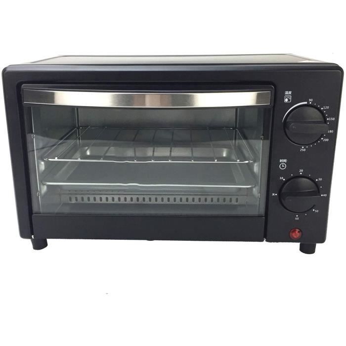 MINI FOUR ZXWNB Mini Four 12 litres Four Électrique 800 Watts Four À Pizza avec Minuterie Mini Four Plaque À420