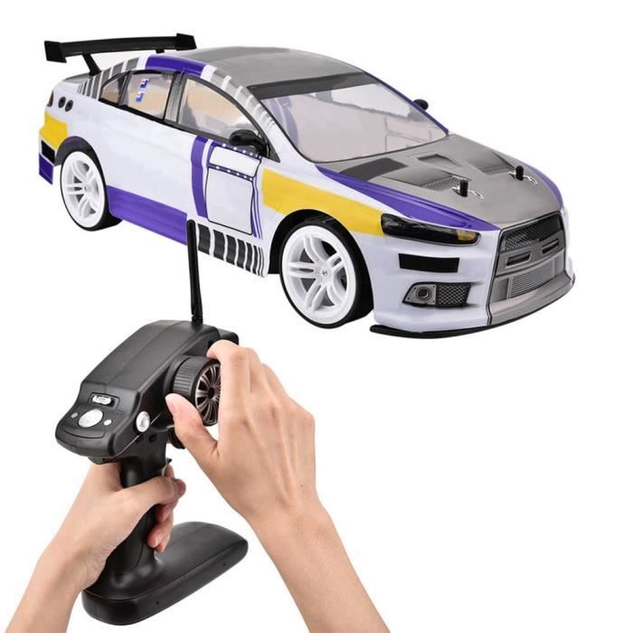 ESTINK véhicule RC 1/10 4WD Télécommande Modèle RC Racing Car Drift Toy Vehicle (Deux Batteries pour Voiture)